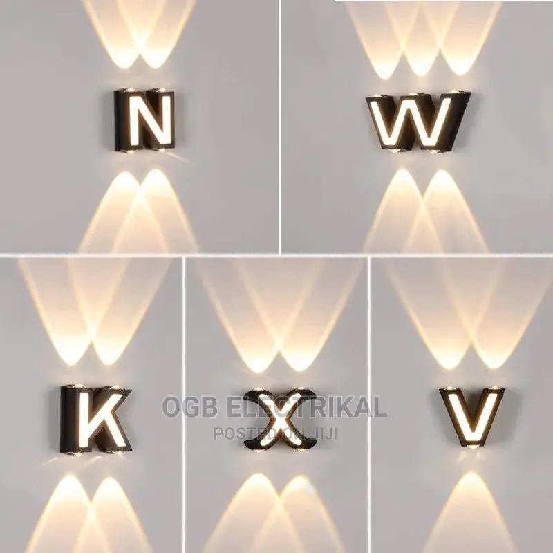 Alphabet Wall Lamp