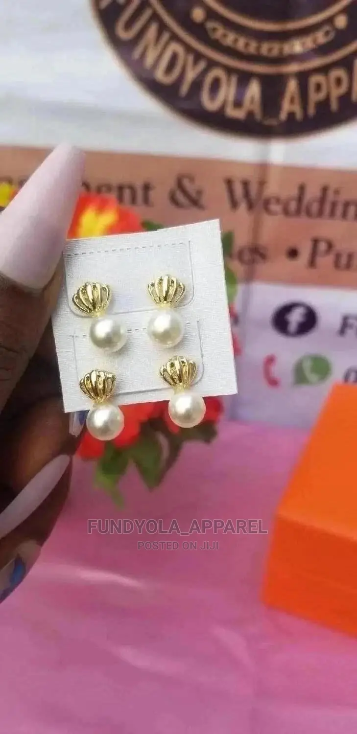 Sliver and Gold Pin Earrings