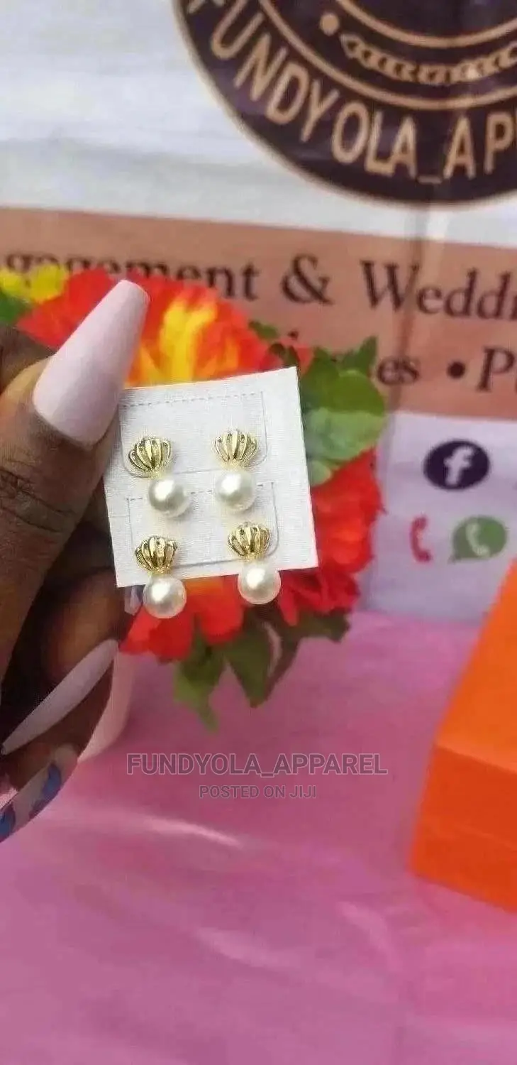 Sliver and Gold Pin Earrings