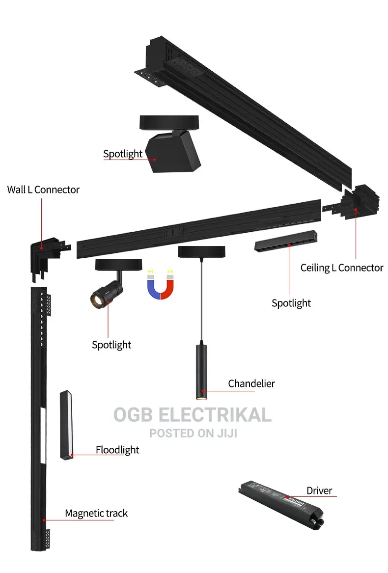 Magnetic Track Light