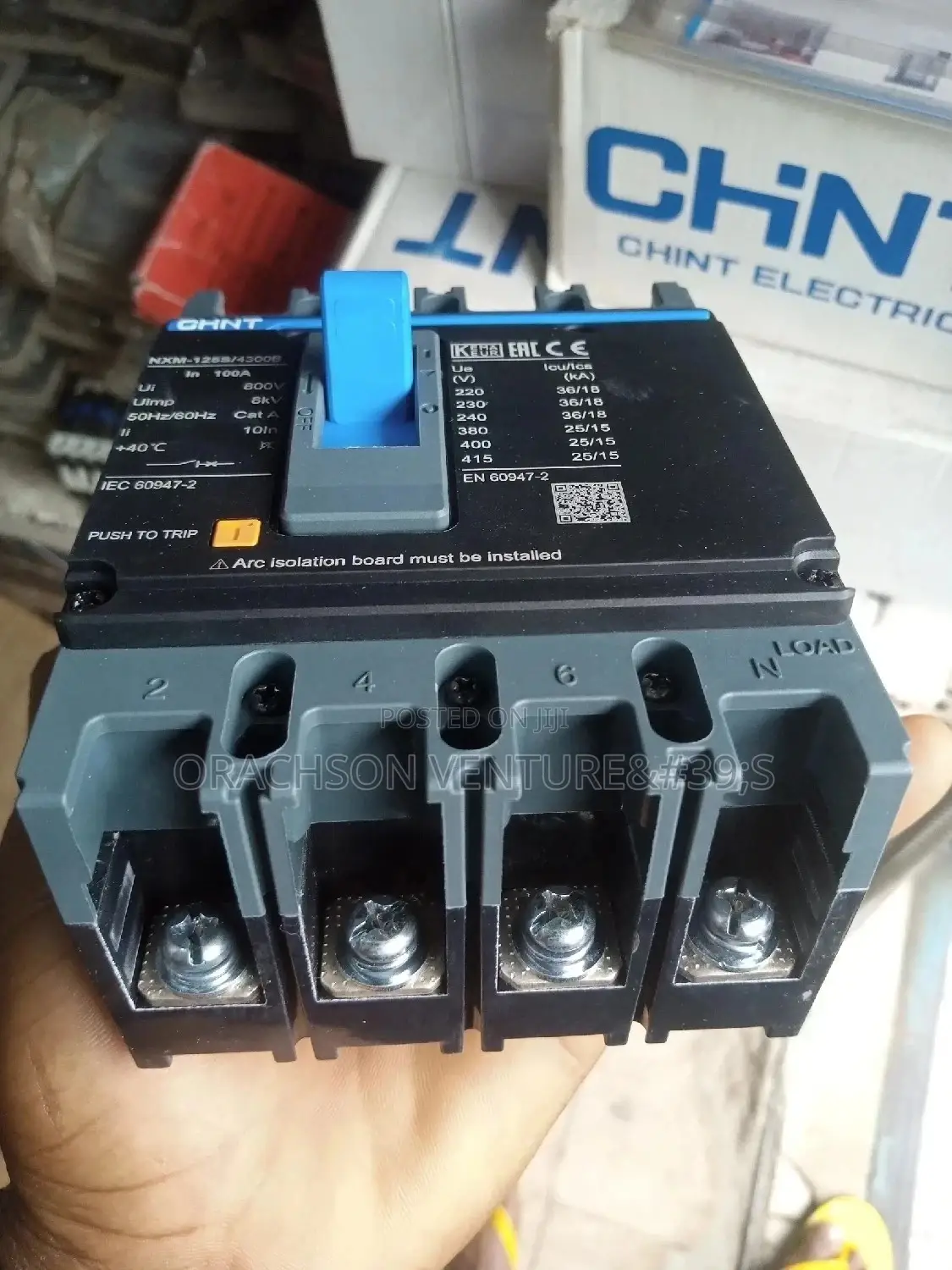 McCb Chint 100amps 4pole
