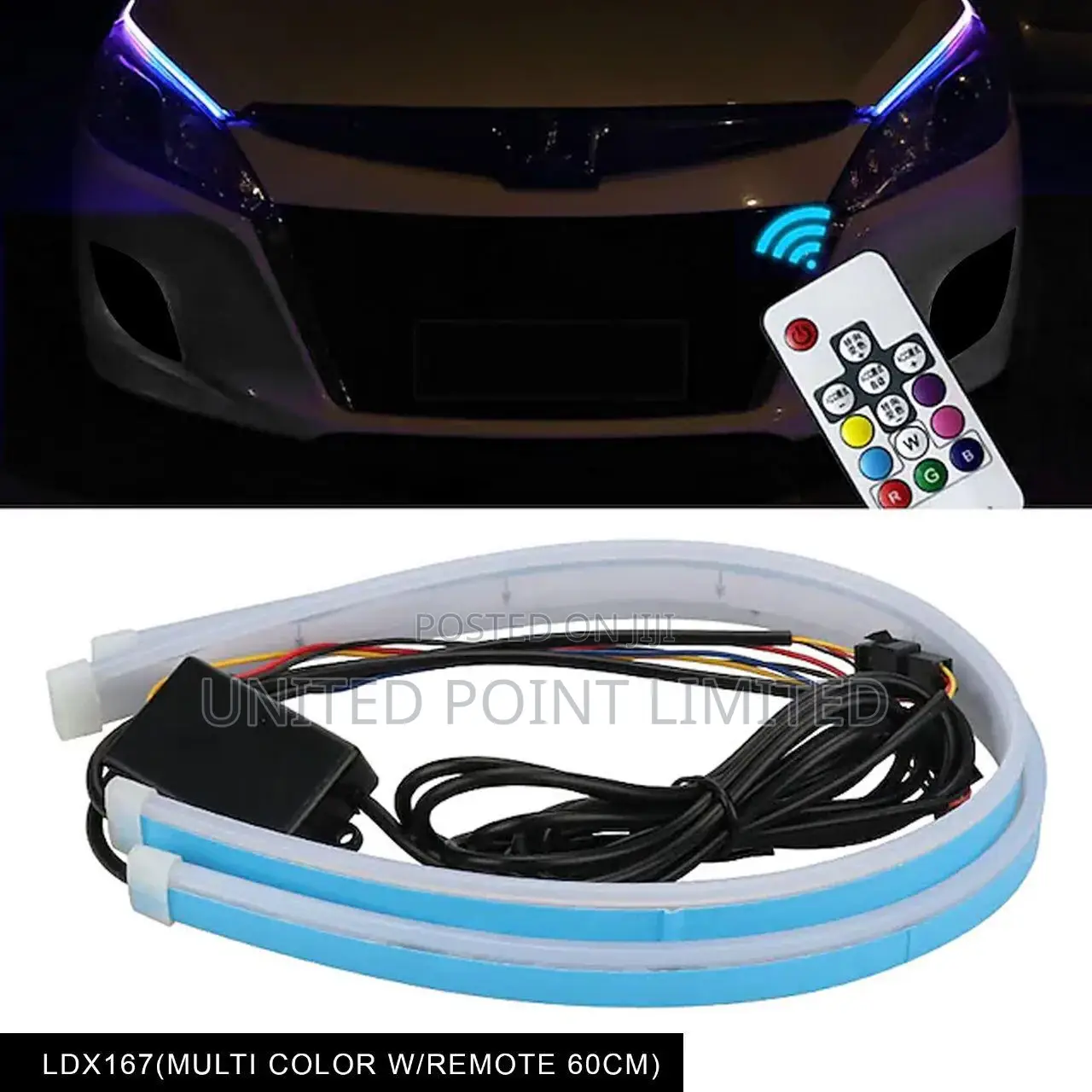 12V Car Daytime Running Lights Soft Article Lamp