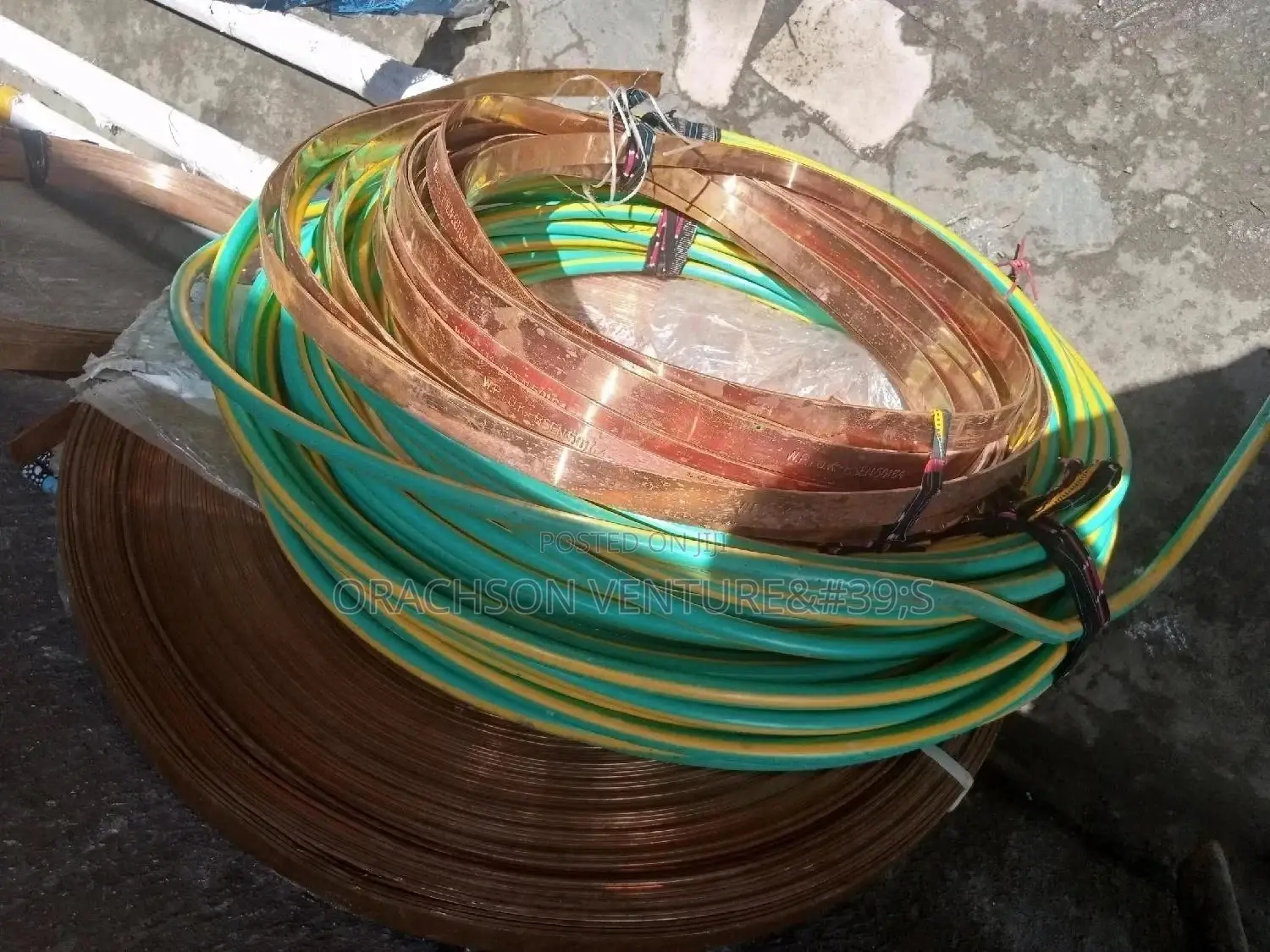Copper Tape and Earth Wires