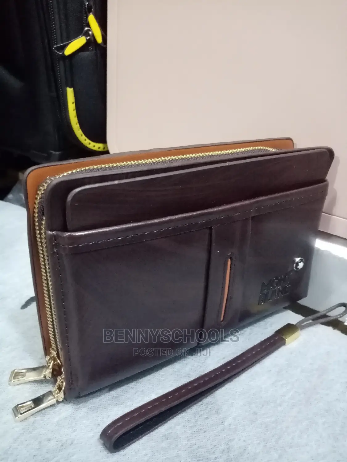Mont Blanc Men Leather Purse