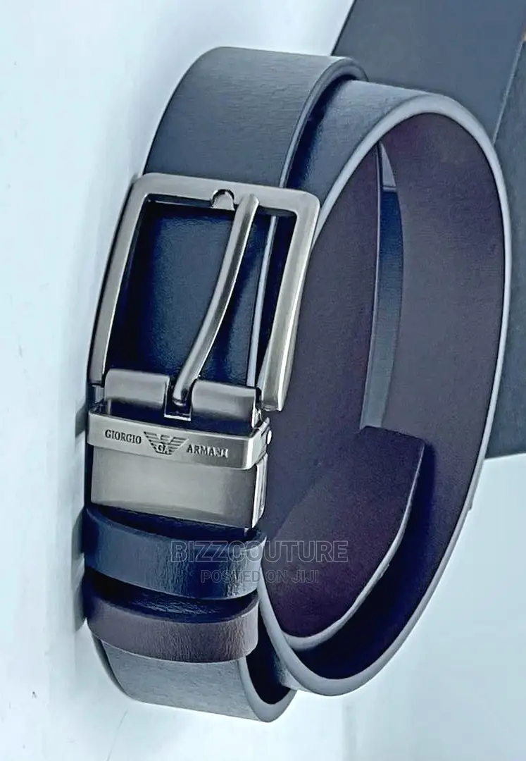 Original Emporio Armani Leather Belts Available in Store