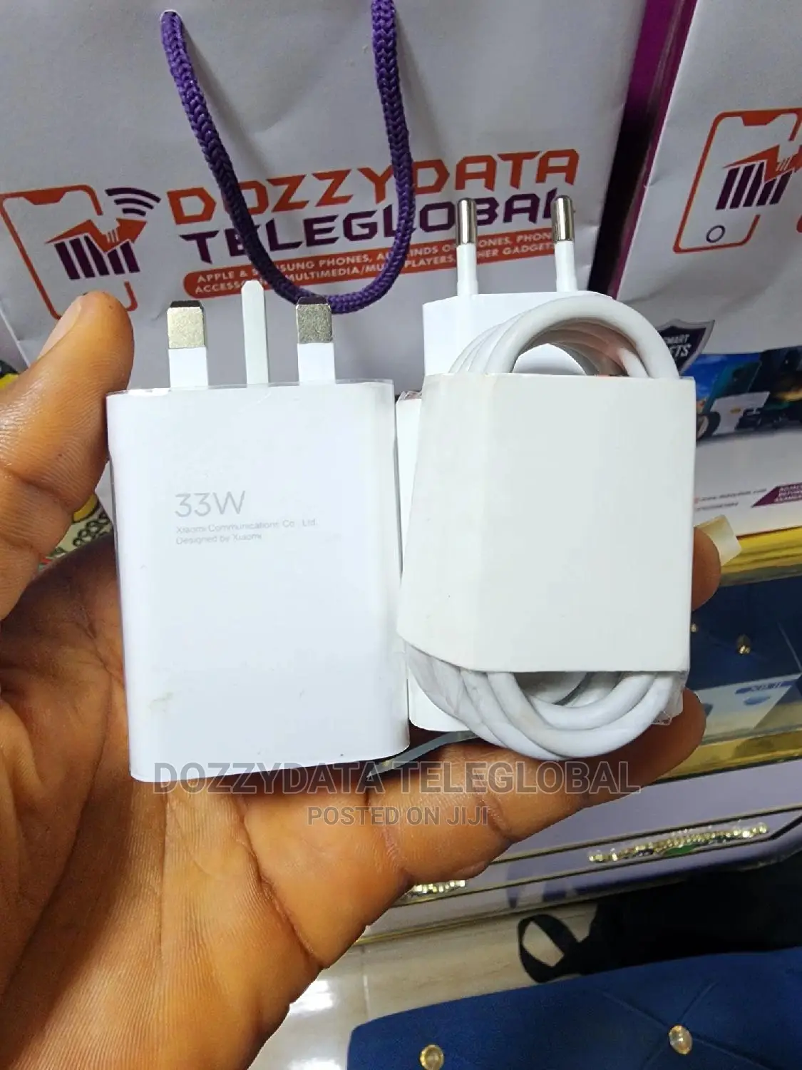 Xiaomi Turbo Charger 33w Eu Fast Quick Charger and Cable