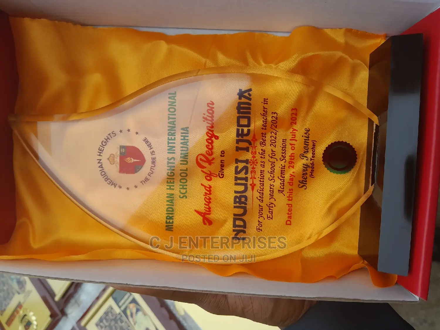Acrylic Award Plaque J90