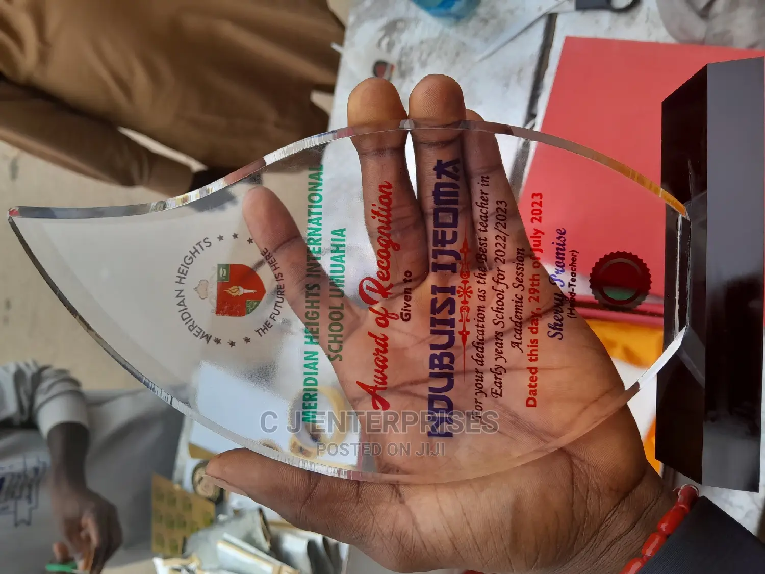 Acrylic Award Plaque J90