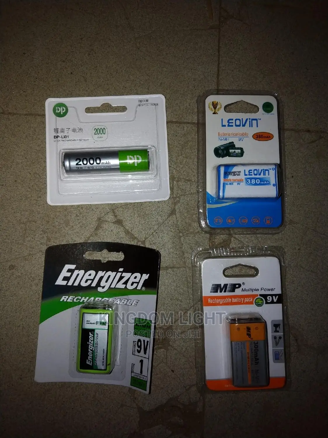 Original Rechargeable 9vs Batteries