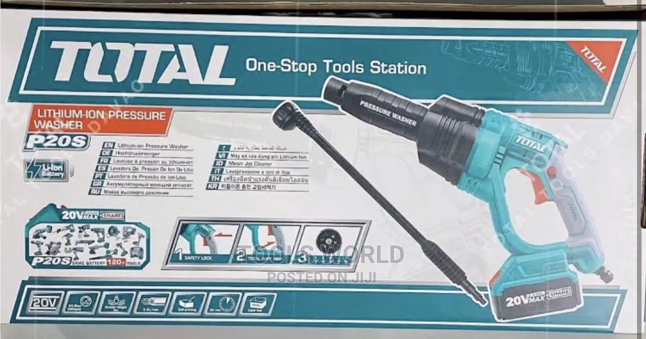 Total Li-Ion Battery Operated Pressure Washer 20V