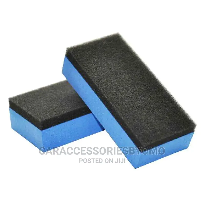 Blue Black Ceramic Foam Applicator Pad 5pcs