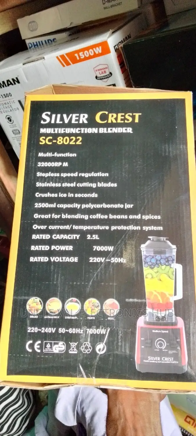 Silver Crest Blender 7000W