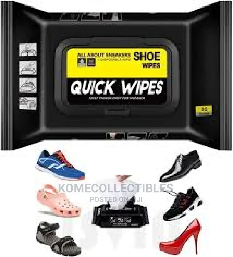 80pcs Disposable Quick Shoe Wipes