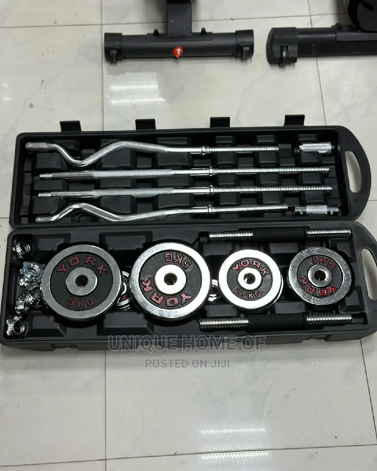 55kg Chrome Barbell Set