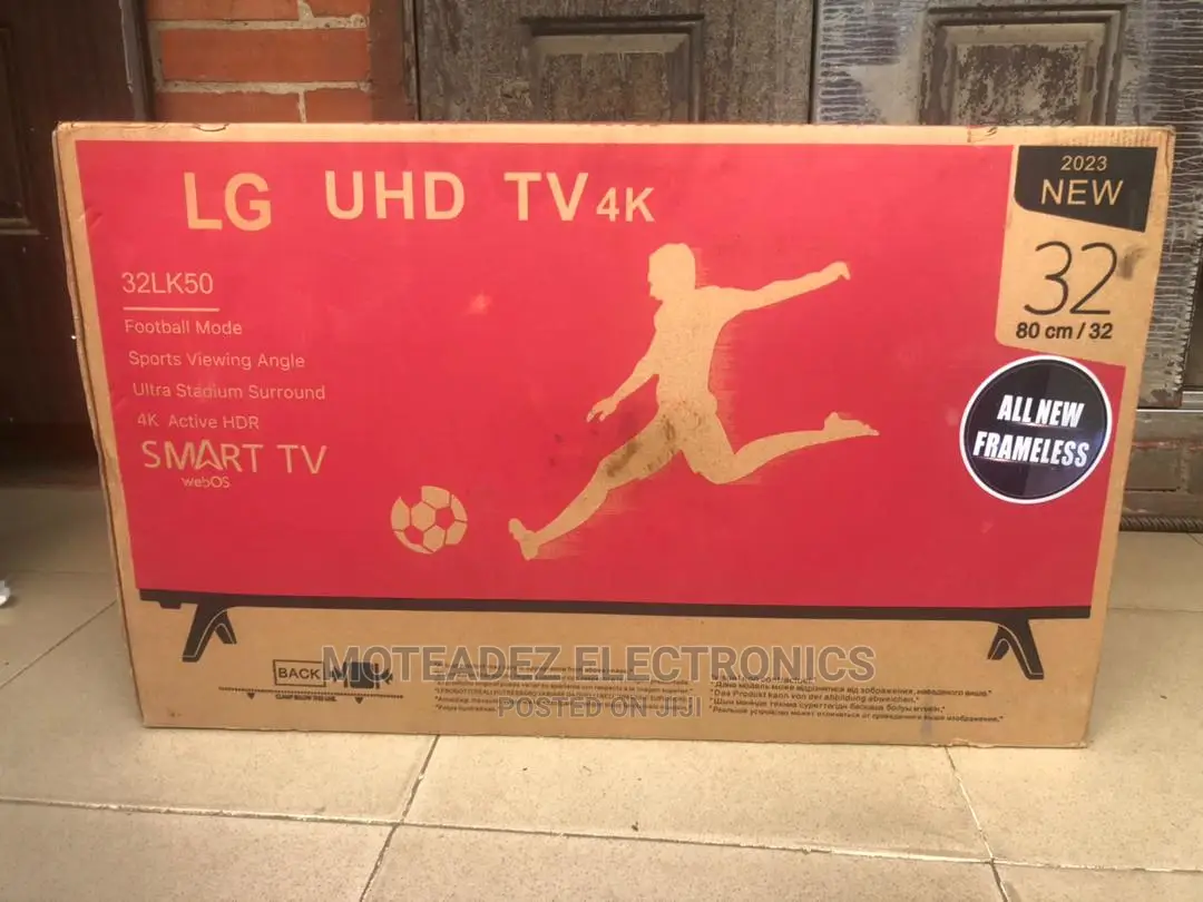 Lg 32" Webos Uhd Frameless Smart Led Tv (32lk50) 2yrs Warra