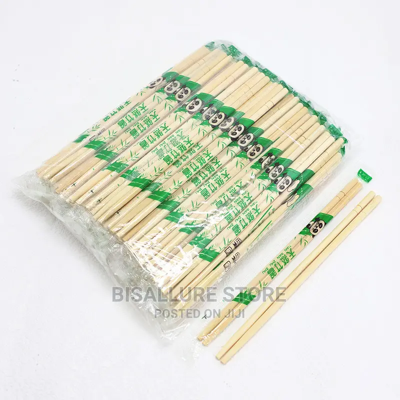 Chinese Bamboo Wooden Chopsticks - 20 Packs