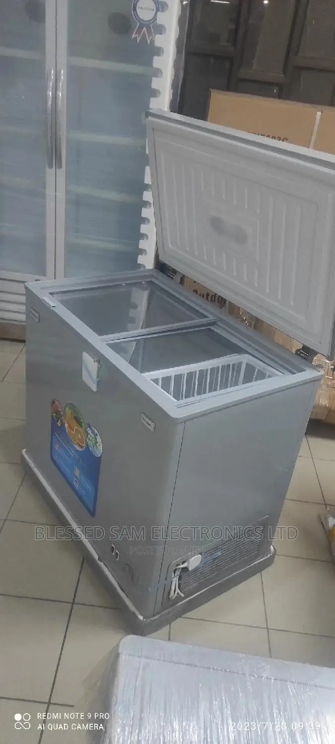 New One Polystar Chest Freezer 322L Extra Door Fast Cooling