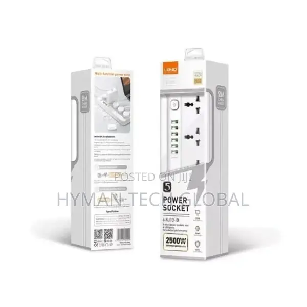 LDNIO Sc5614 6 Usb,-5 Ports Power Socket - 2500w