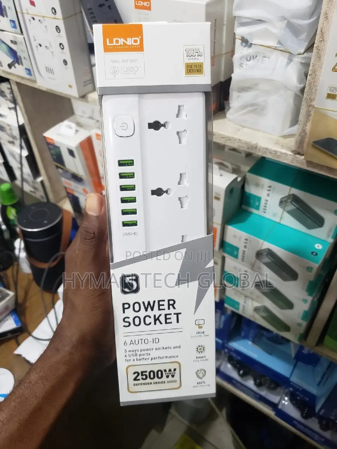 LDNIO Sc5614 6 Usb,-5 Ports Power Socket - 2500w