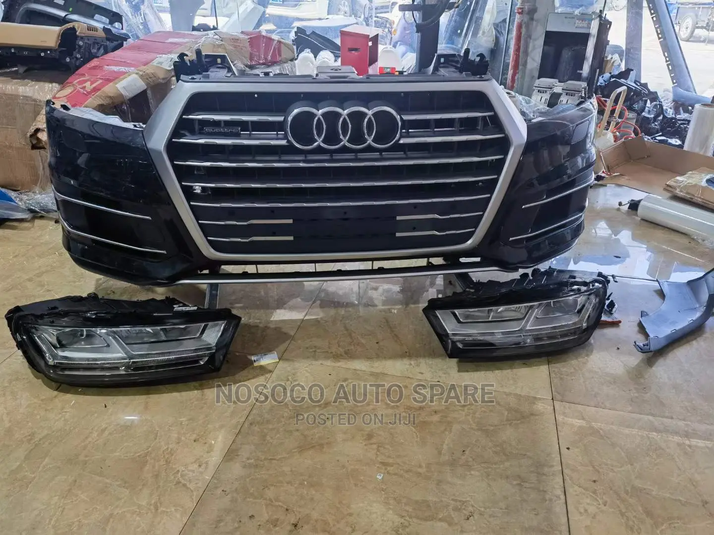 Front Bumper And Full Light Audi Q7 2018 Brandnew Available