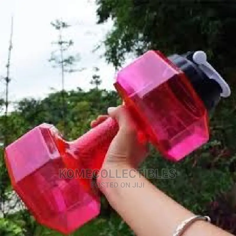 Rainbow Dumbell Shaped Water Bottle