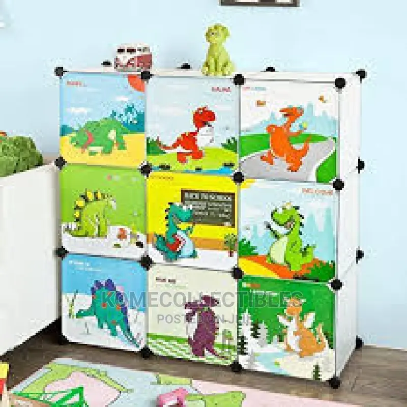 9 Cube Cabinet Kiddies Wardrobe