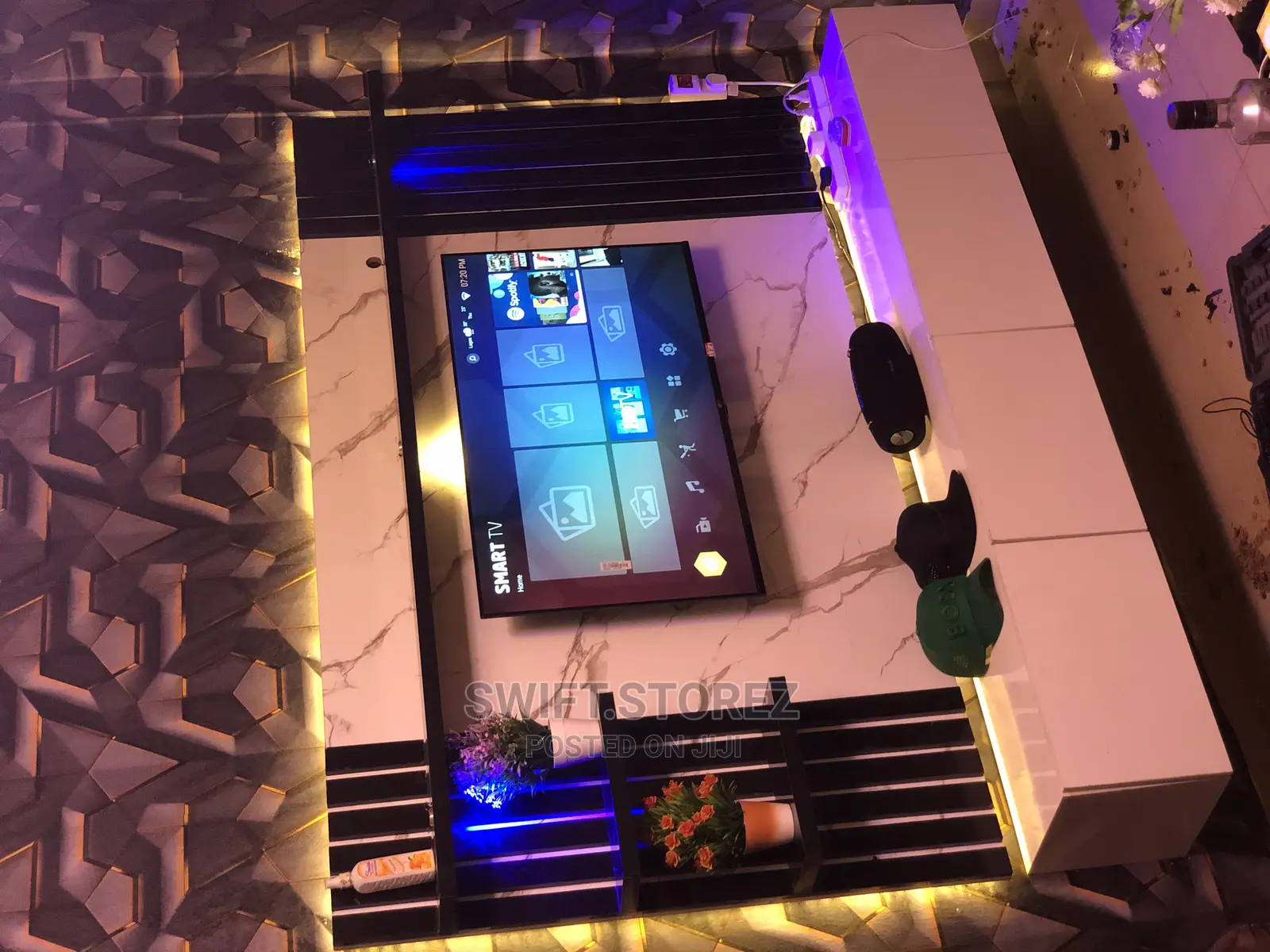 Wall Unit With Led Light