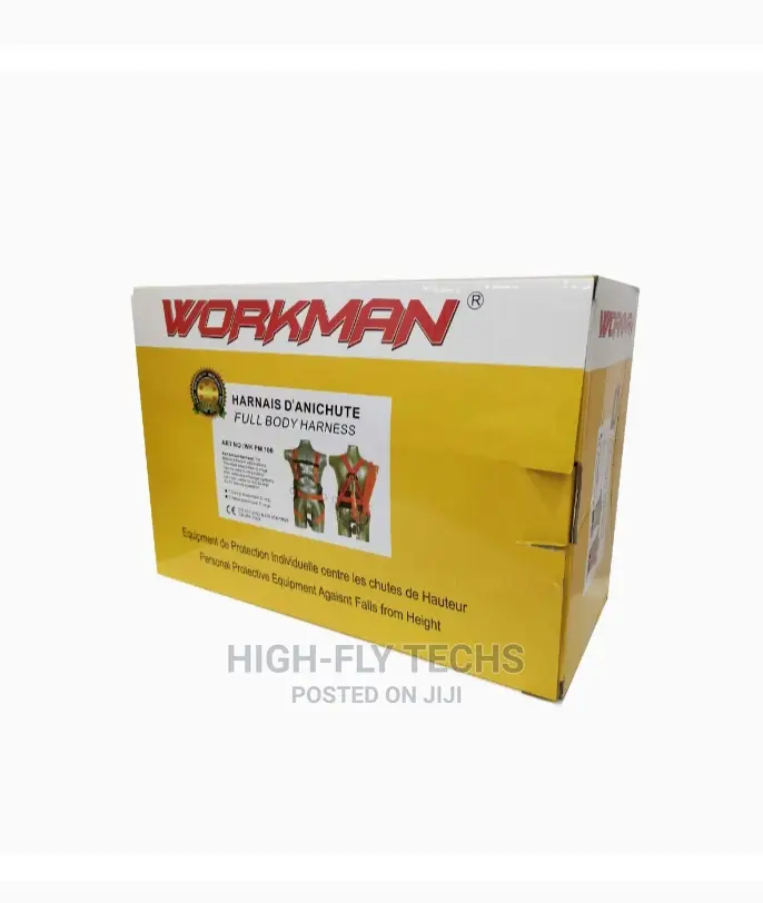 Workman Safety Belt Harness With Double Hook