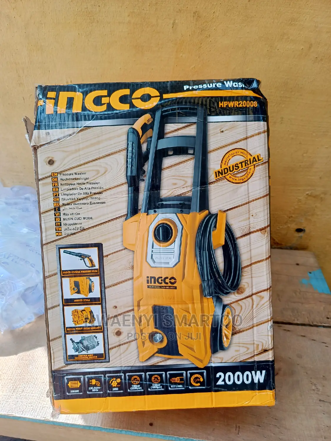 2000w Ingco Electric Pressure Washer Machine