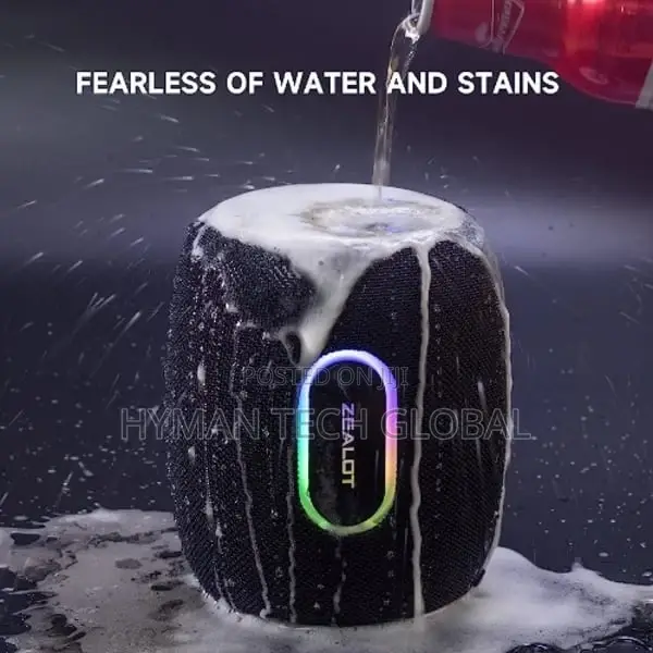 Zealot S64 Bluetooth 60w Speaker With Ip67 Dual Pairing