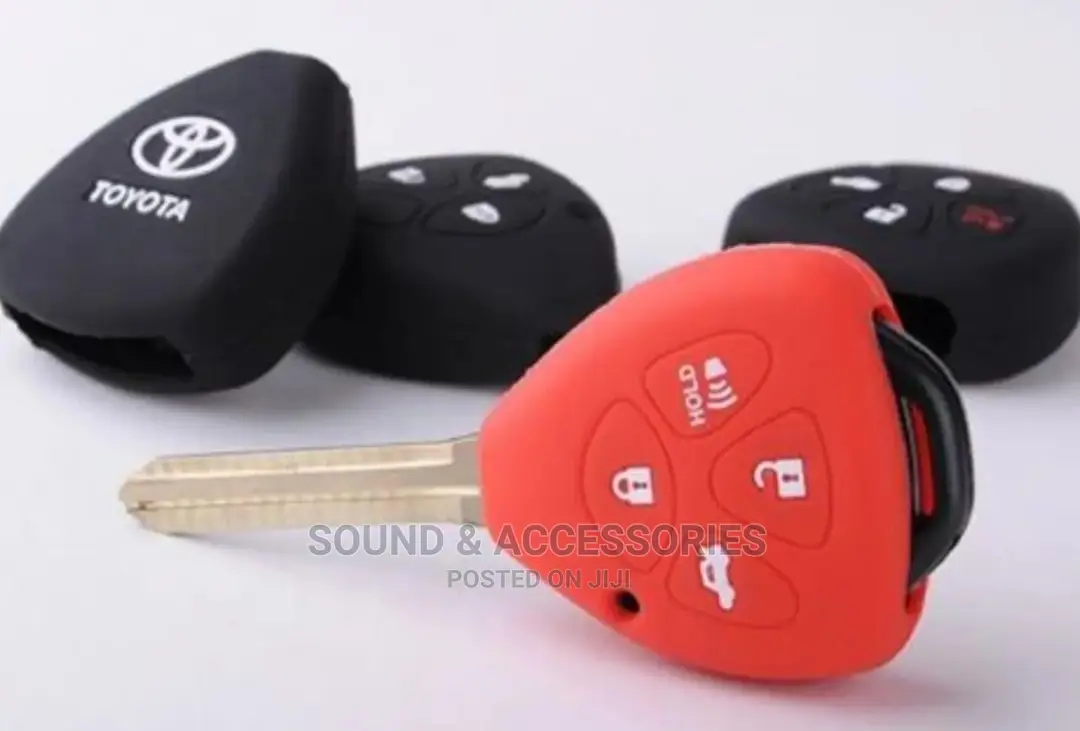 Silicone Car Key Covers for Toyota 4 Buttons