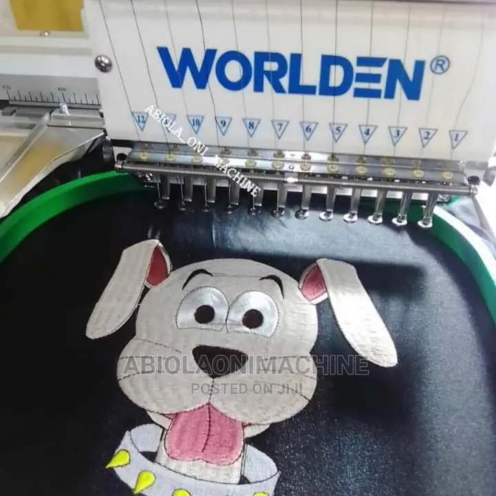 Two-Head Industrial Monogram Sewing Machine