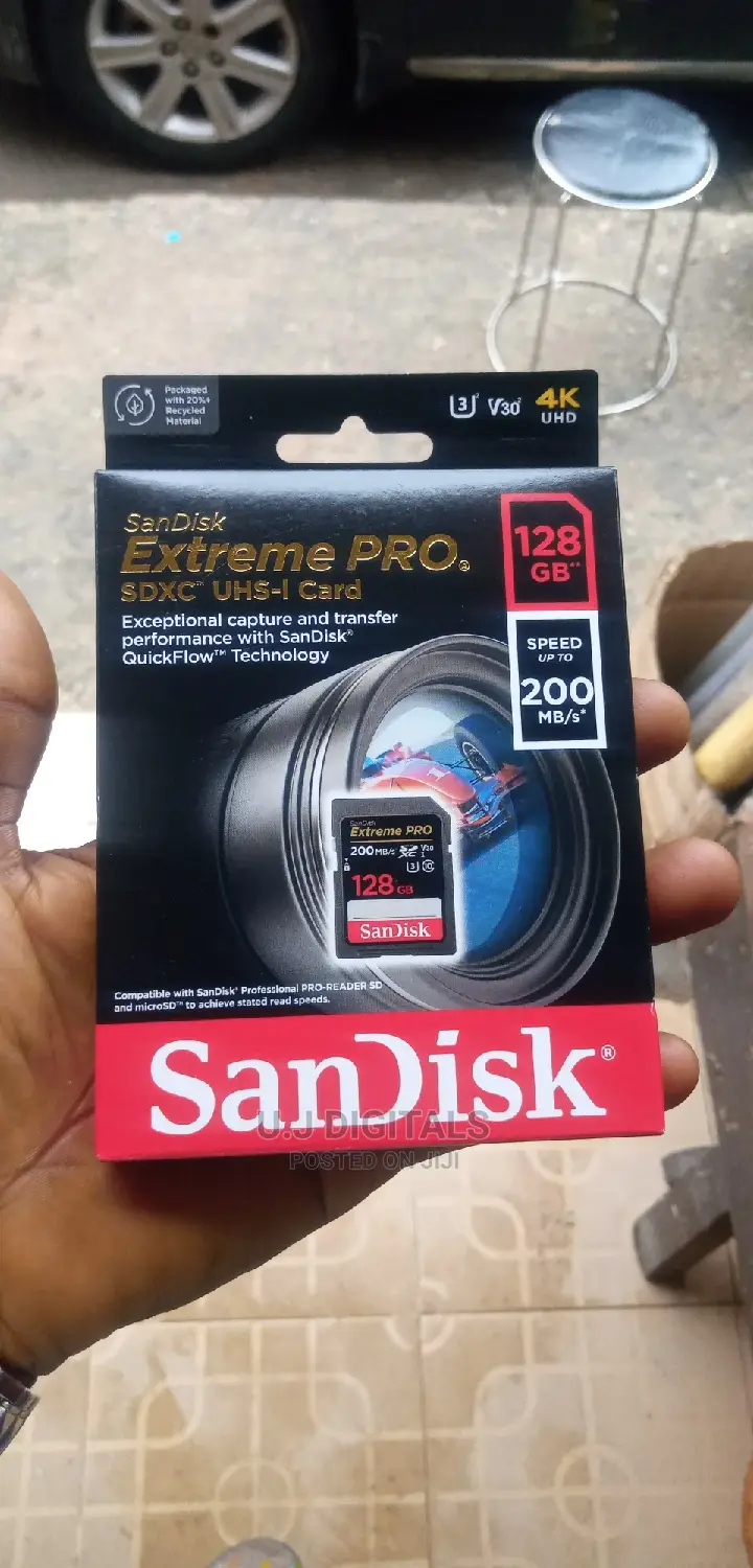 Sandisk 128gb Extreme Pro Sd Card