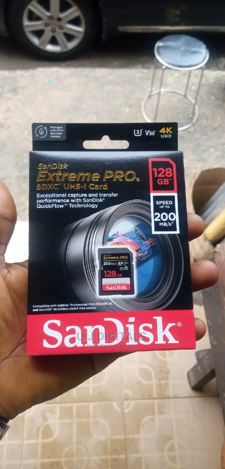 Sandisk 128gb Extreme Pro Sd Card
