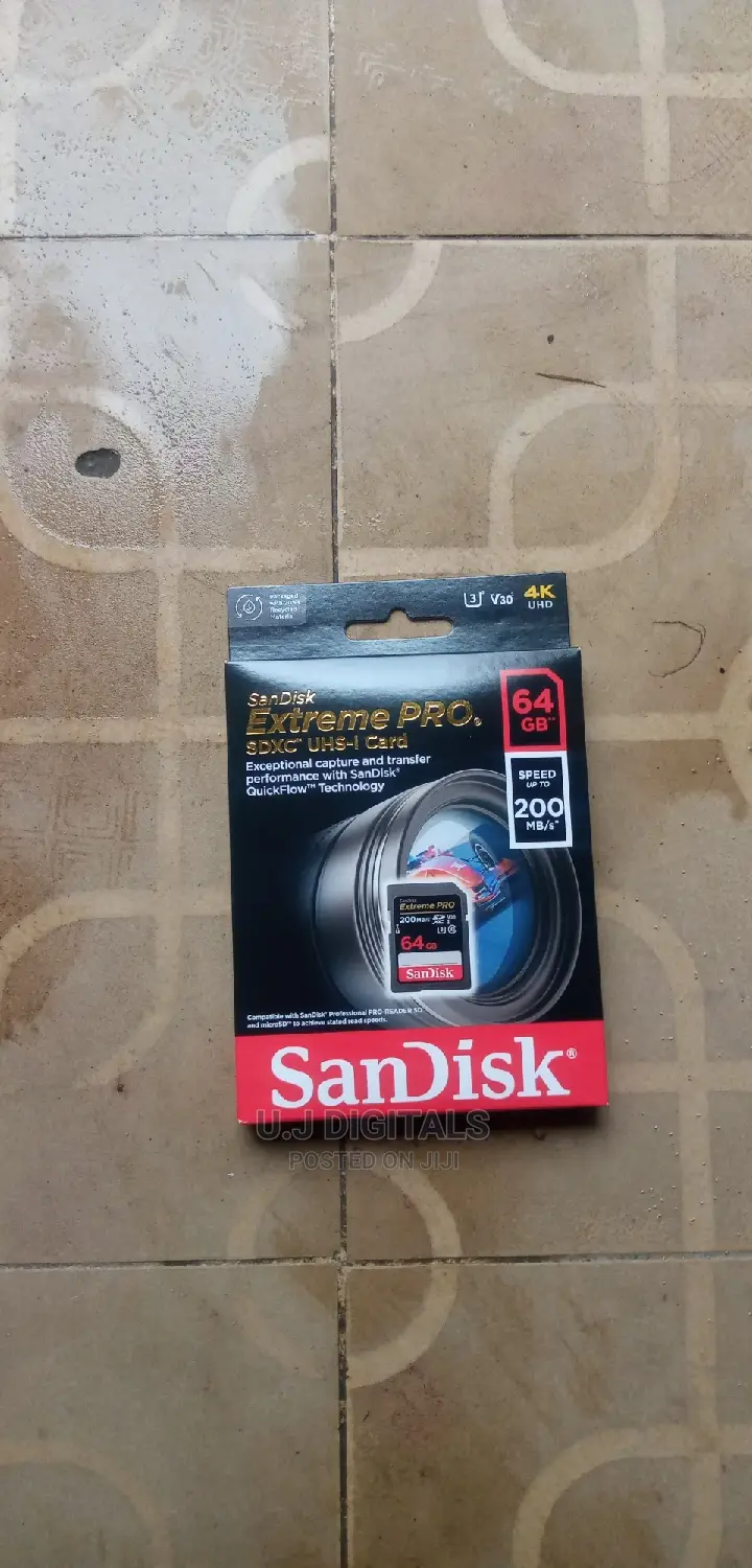 Sandisk 64GB Extreme Pro Sd Card