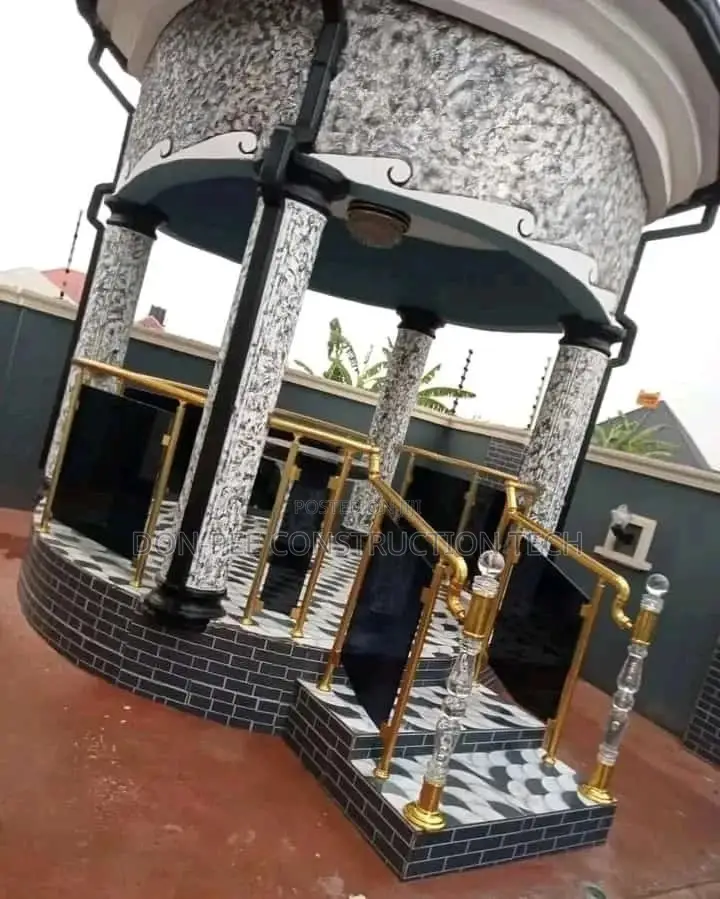 Golden Glass Handrails