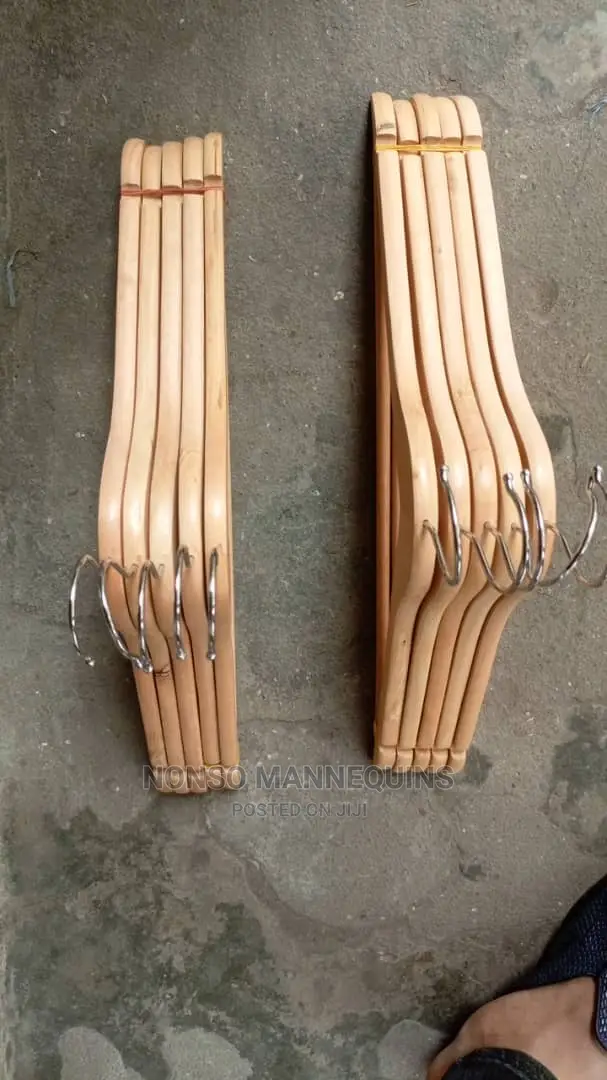 Neat Brand New Wooden Clothes Hangers