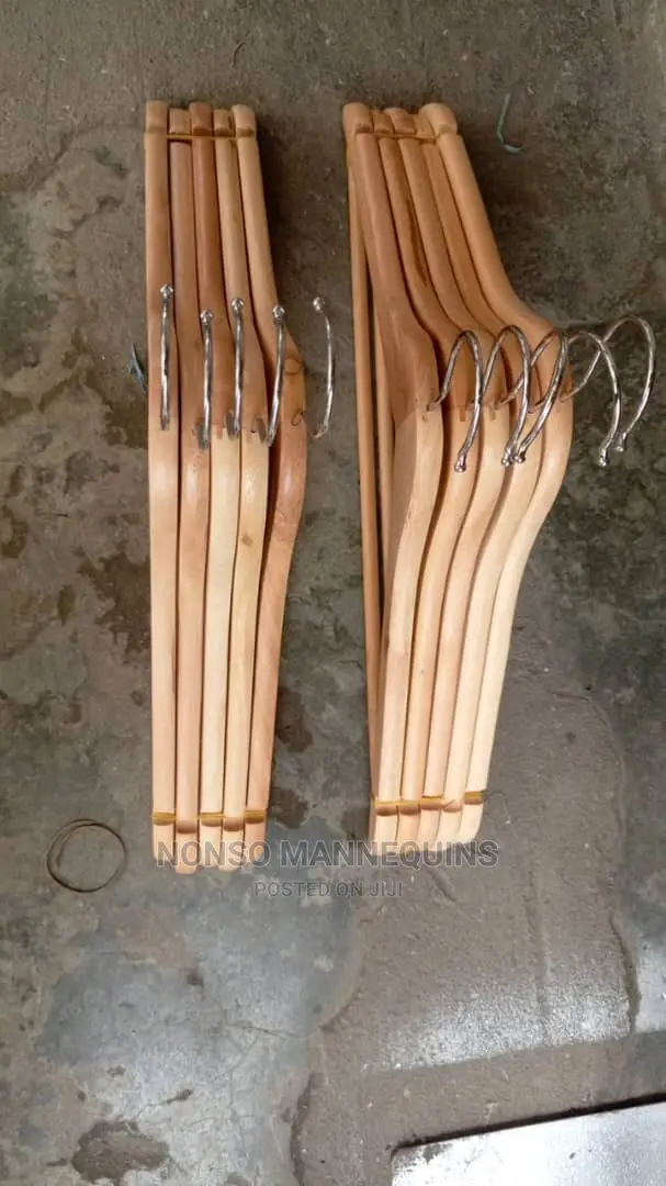 Neat Brand New Wooden Clothes Hangers