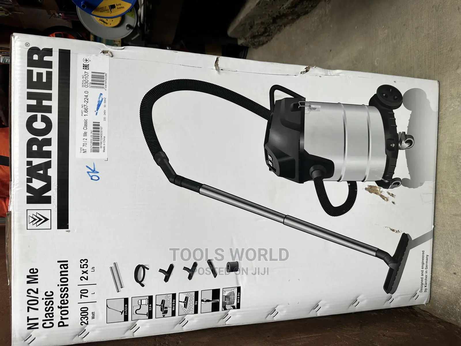 Wet and Dry Vacuum Cleaner NT 70/2 Me Classic Edition