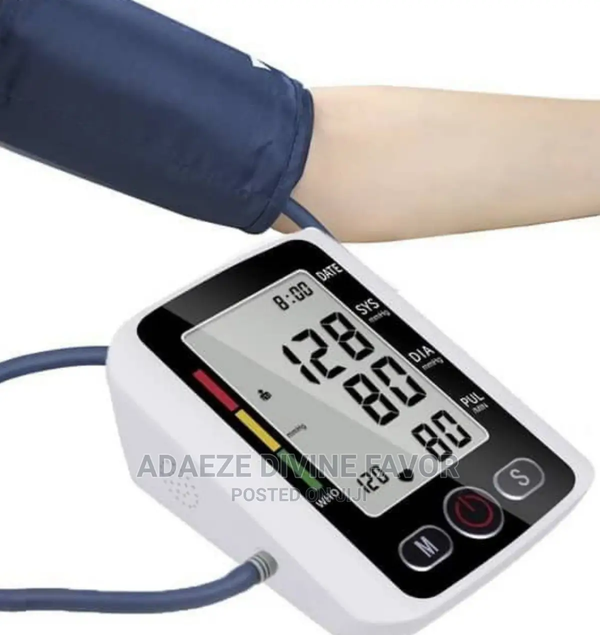 Arm BP Monitor With Back Light and Voice