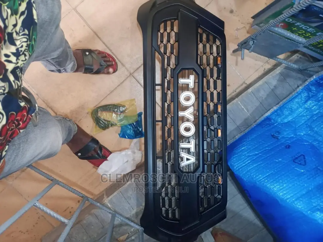 High Quality Certified LED Written Toyota Grill Hilux 2023