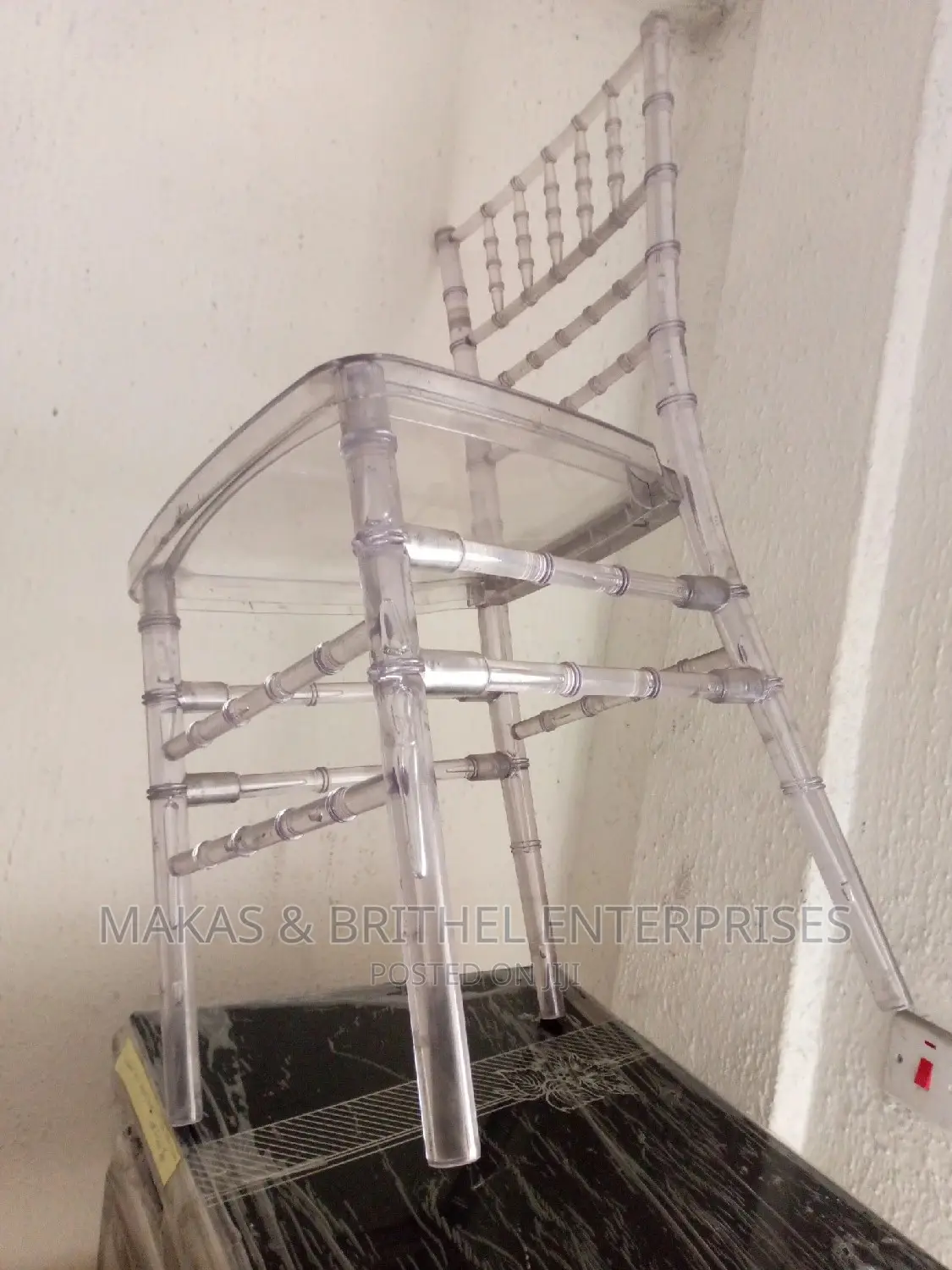 Strong Transparent Rubber Bouquet Chair