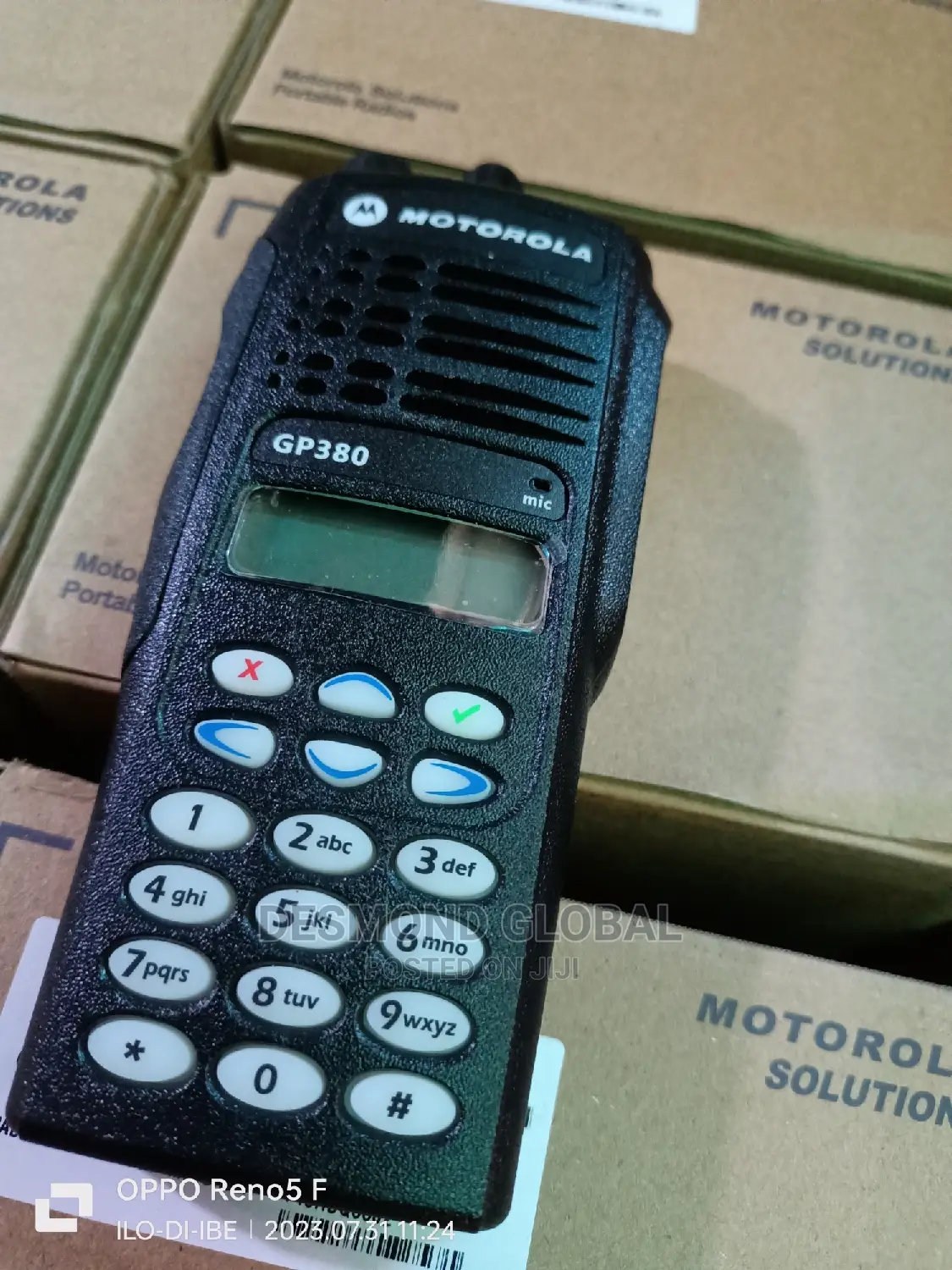 Motorola Gp380 Walkie Talkie Radio Communication