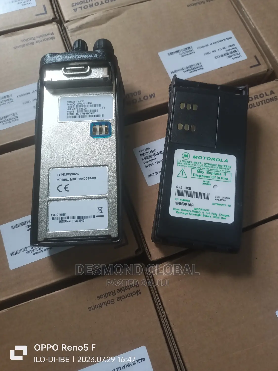 Motorola Gp380 Walkie Talkie Radio Communication