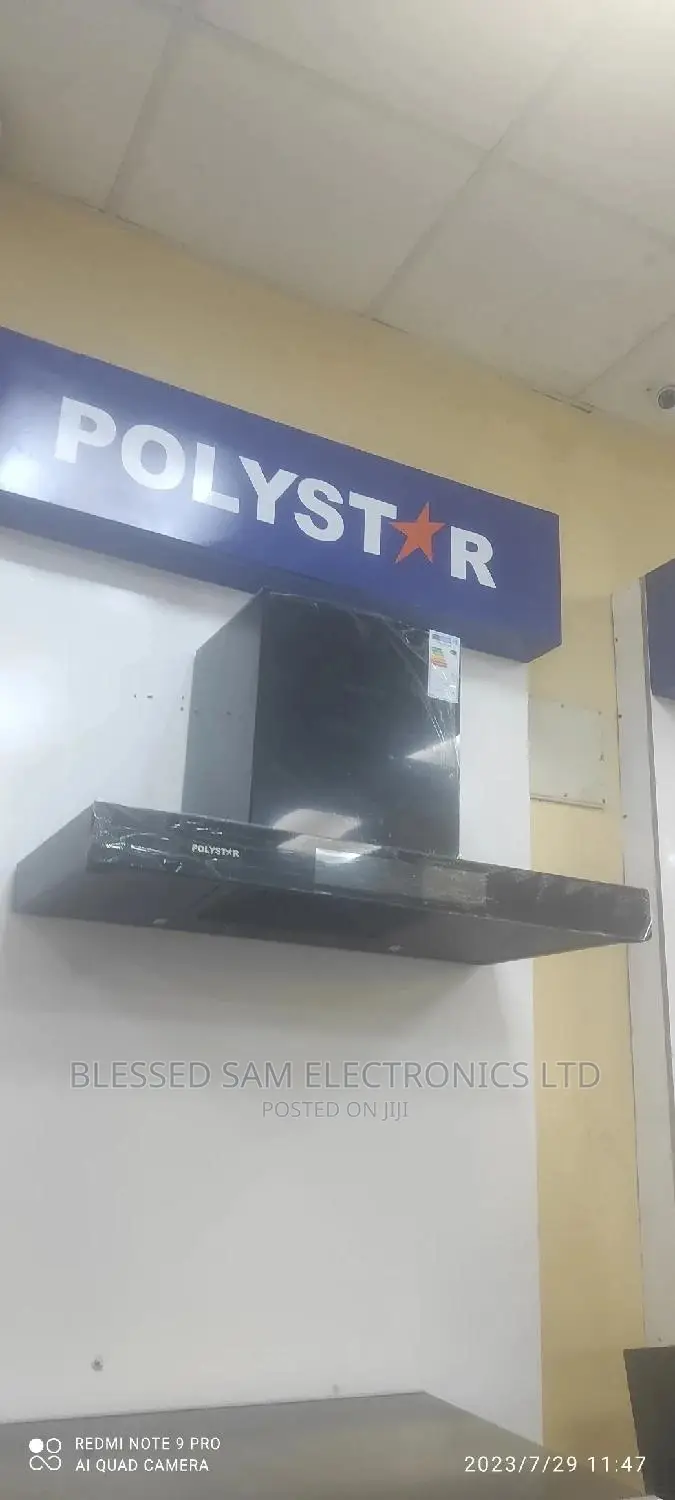 Polystar Smoke Extrator 90x60cm Digital Automatic Chimney