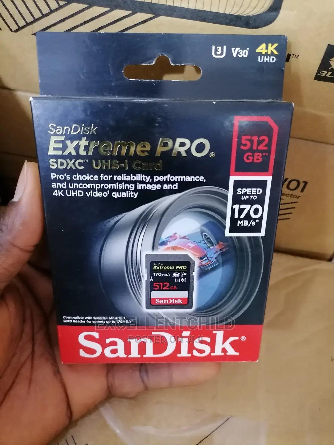Sandisk Extreme PRO 512GB SDXC UHS-I (1700mb/S Speeds)