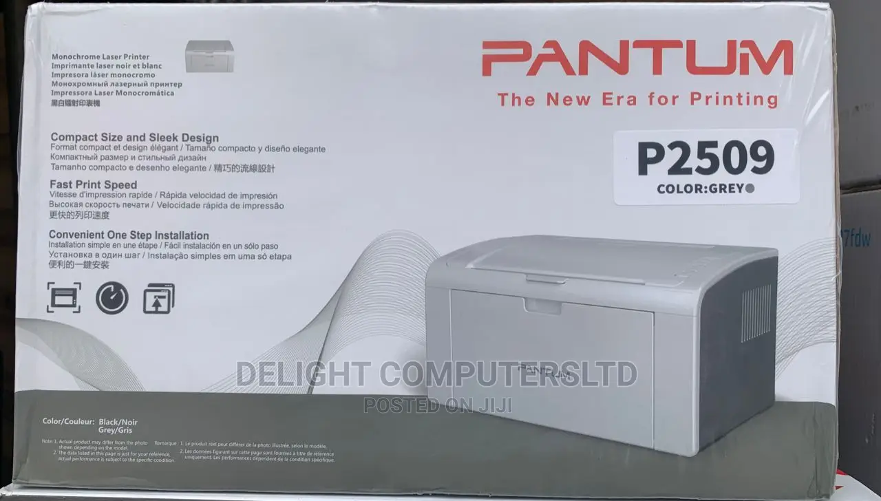 Pantum Printer P2509 Mono Laser Single Function Printer