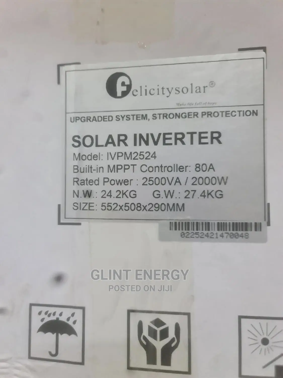 Ivps 2524 24V 2.5KVA Felicity Solar Inverter