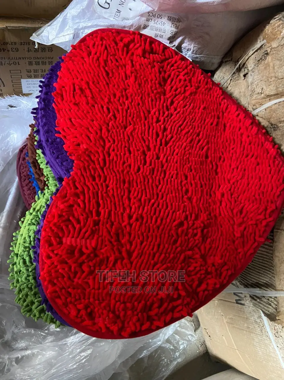 Love Shaggy Foot Mat