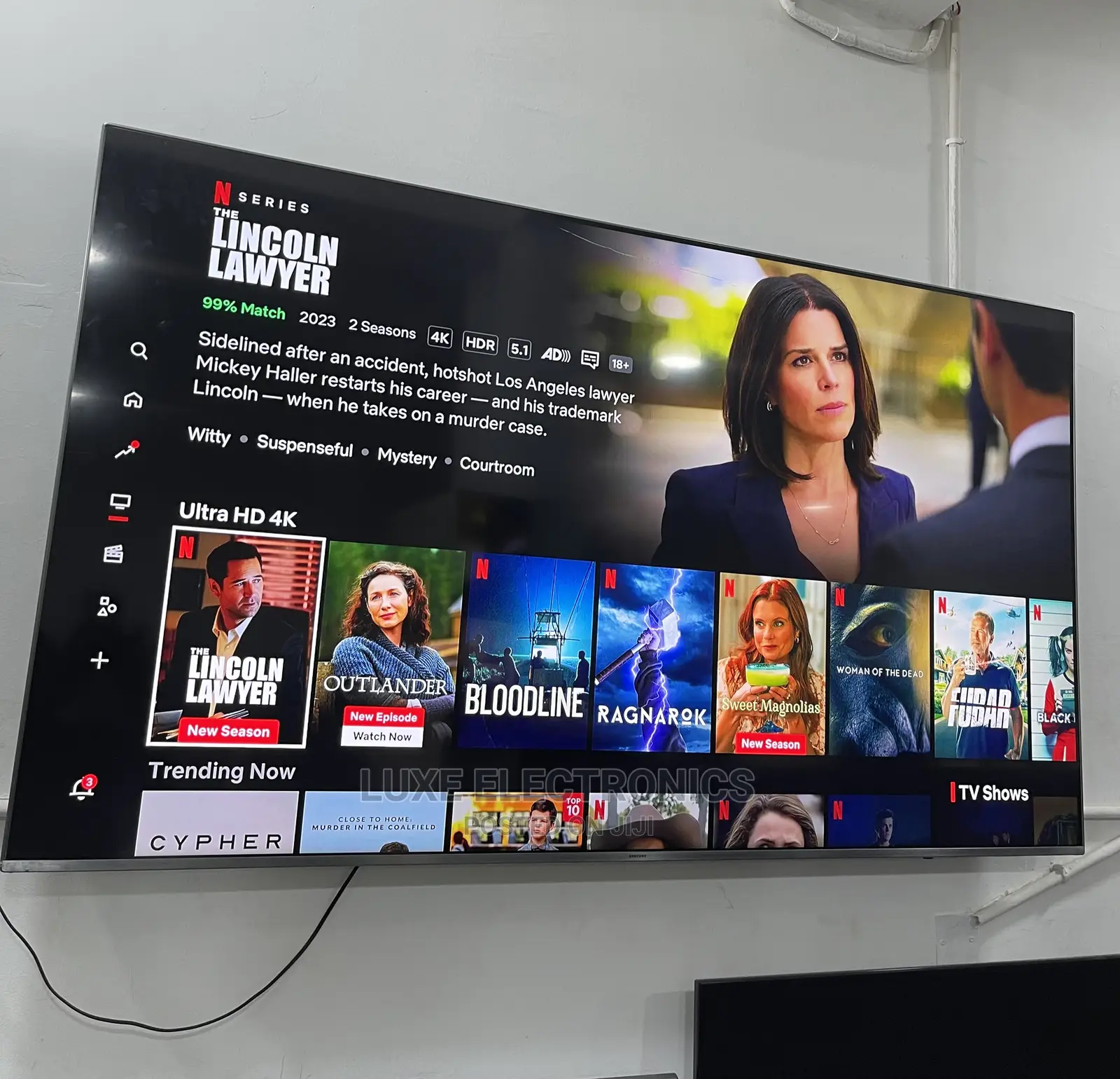 75 Inches Samsung QLED Smart Tv With Free Netflix Account